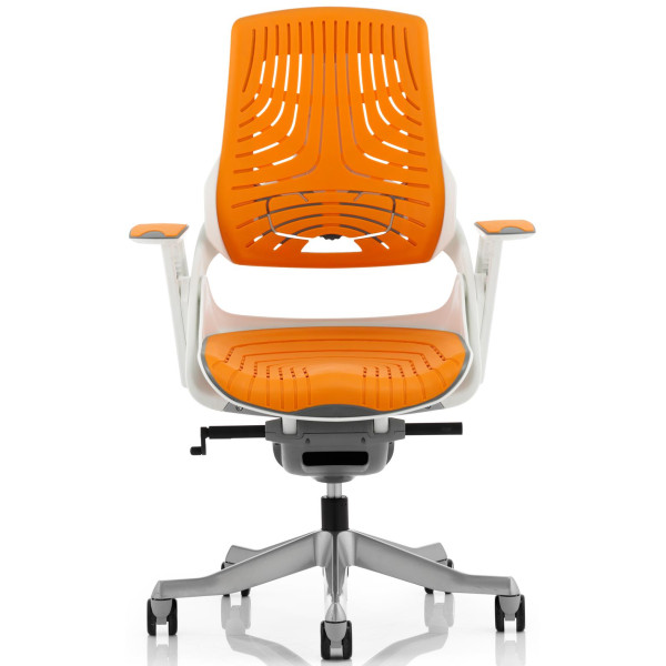 Zure Orange Elastic Ergonomic Office Chair